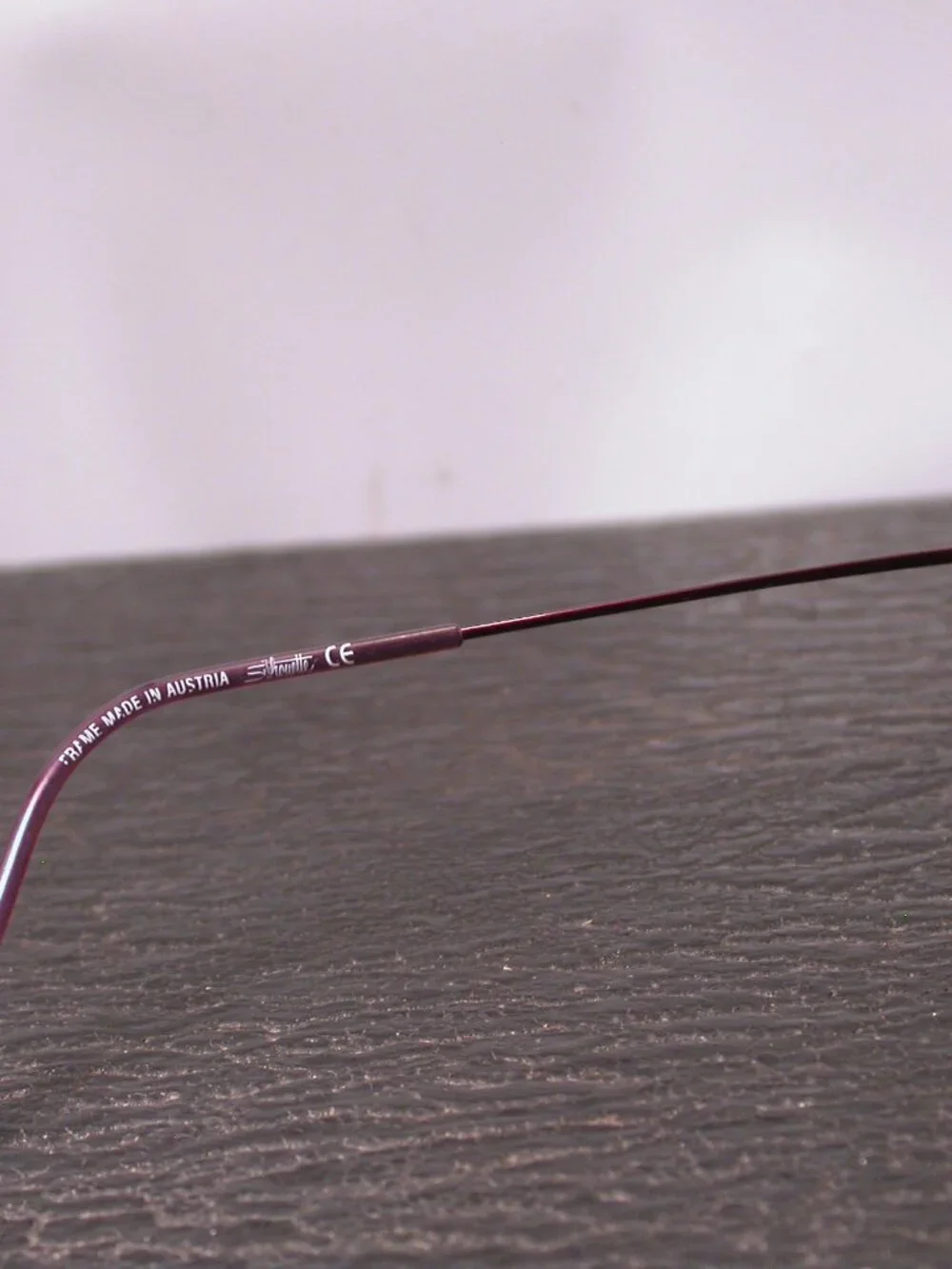 Silhouette Titan Frameless Purple Chrome Eyeglasses Made in Austria RX